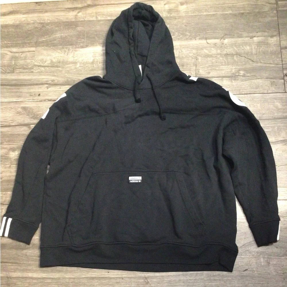 Adidas Black Pullover with White Tag